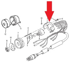 Mercury - BRACKET For Key Switch - Quicksilver - 76424