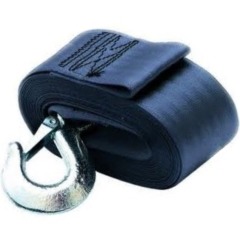 Talamex Heavy Duty Trailer Winch Strap with Hook - 65mm x 7.6m - 76.740.013