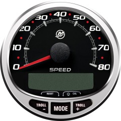 Mercury SC1000 Speedo Kit - Black Face - 79-879169K11