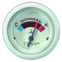 Mercury Diesel Temperature Gauge - D1.7L MerCruiser - Quicksilver - 79-859686A11 / 79-895287A23