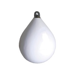 Spherical buoy fender - 35cm - White with Black Top - 79.118.030