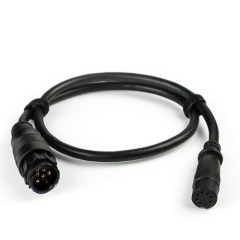 Lowrance Transducer Adapter Cable - 7 pin Blue plug Transducers to Hook2 fishfinders