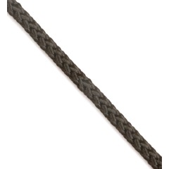 8-Plait Polyester Rope / Cord - 4mm - Black (per meter)