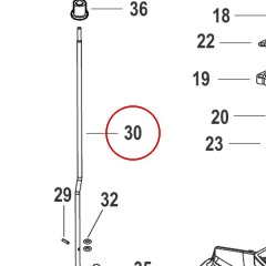 Mercury - Cam Rod XL - Quicksilver - 803760011