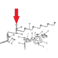 MerCruiser CMD - BOLT Banjo  2.8L 4.2L - Quicksilver - 10-811394