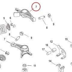 Mercury - Rocker Arm - Quicksilver - 825045A2