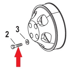 MerCruiser - SCREW (.312-24 x .750) Stainless Steel 500 525 1075 SCI - 10-849377