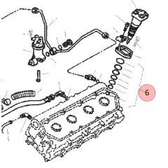 Mercury - INJECTOR SEAL SET D7.3L - Quicksilver - 853428A1