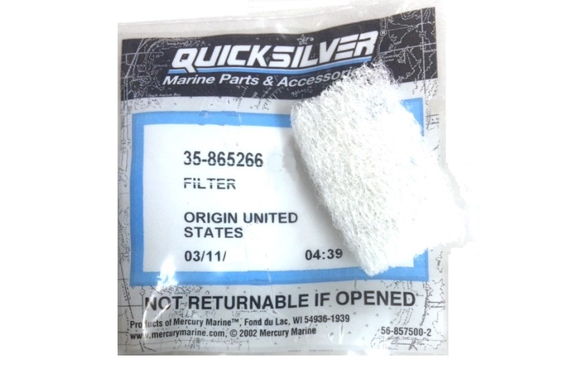 MerCruiser FILTER 3.0L MPI 4.3L MPI 350 MAG Quicksilver 865266