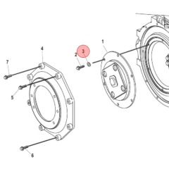 Mercury - LOCKWASHER CMD 2.0L ES EI - Quicksilver - 879150060