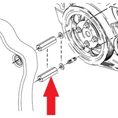 MerCruiser CMD - SPACER QSD 2.0L ES EI - Quicksilver - 23-879150085