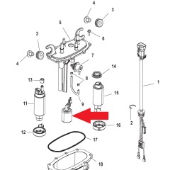 Mercury - FLOAT Verado EFI - 8M6000359