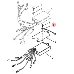 Mercury - CABLE ASSEMBLY 150HP 175HP 200HP EFI - Quicksilver - 84-88807A10