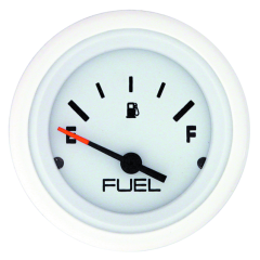 Mercury - FUEL LEVEL GAUGE White Face, Black Graduations, White Bezel - Quicksilver - 79-895291A21