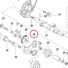 Mercury - GEAR PLATE - Quicksilver - 898101796