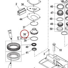 Mercury - Carrier Assembly - Quicksilver - 8M0007131