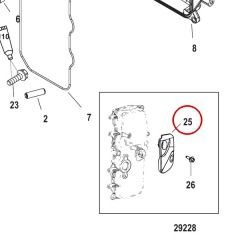 Mercury - DEFLECTOR Cowl - EFI - 8M0026326