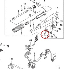 Mercury - Tiller Handle Knob - Quicksilver - 8M0051383