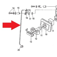 Mercury - ROD Starter Lock 4HP - 6HP - Quicksilver - 8M0056432