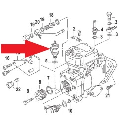 MerCruiser - Fuel Pump SOLENOID TDI - Quicksilver - 8M0067023