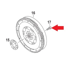 MerCruiser Diesel - SCREW M10x1x22.30 3.0L TDI - Quicksilver - 10-8M0068455