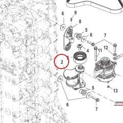 Mercury - Belt Tensioner - Quicksilver - 8M0101707