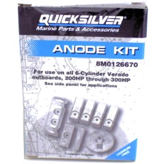 Mercury - ANODE KIT VERADO 6-CYL - Quicksilver - 97-8M0126670