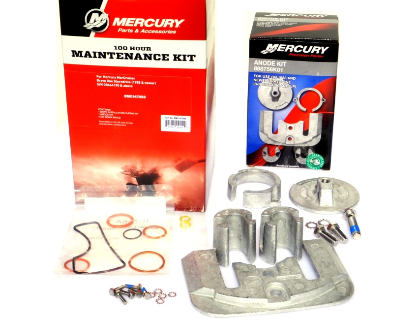 Wartungsset Maintenance kit Mercruiser Bravo 1 2 3 One two three Z-Antrieb 