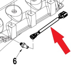 MerCruiser - HARNESS Sensor Adapter 3.0L VM - Quicksilver - 8M6012232