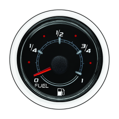 Mercury - GAUGE FUEL LEVEL Black (52 mm) - Quicksilver - 79-8M0052844