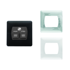 Mercury - START/STOP SWITCH PAD Flush Mount - Dual - Quicksilver - 87-8M0117137