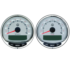 Mercury - SC1000 TACHOMETER KIT 7000 RPM GREY - Quicksilver - 79-8M0135648