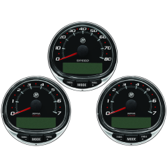 Mercury - SC1000 TACHOMETER SPEED BLACK DUAL - Quicksilver - 79-8M0185893