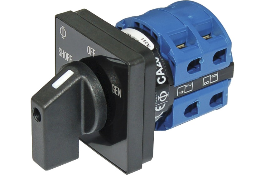 Blue Sea Rotary Switch 240vac 65 Amp Off + 2 Position