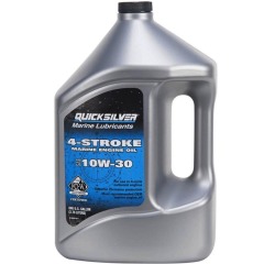 Quicksilver Performance 4 Stroke Outboard / Inboard Motor Engine Oil - 10W30 - Mercury 4L - 92-8M0086221