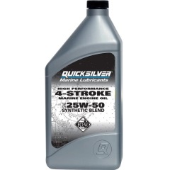 Quicksilver Synthetic 4 Stroke Outboard Oil 25W50 1L - Verado - 92-858084QE1