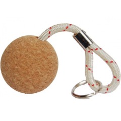 Talamex - 53mm Cork Floating Keyring - Sphere Round Ball - Key Ring - 94.309.201