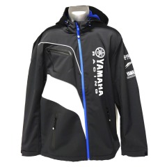 Yamaha Racing Paddock Black Softshell Jacket - Large - B16-FJ102-B4-0L
