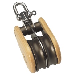 Barton - Double - Swivel - Classic Wooden Block S1 - 52330