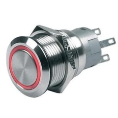 BEP - SWITCH PUSH-BUTTON (ON)-OFF 12V RED - 80511000200