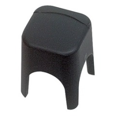 BEP - INSULATED STUDS Cover Single 8MM Negative BLACK (BULK) - ISC-10BK-S