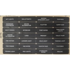 BEP - LABEL SET FOR CIRCUIT BREAKER PANELS - SET 4 - SET-4N