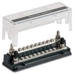 BEP - Z BUS BAR Pro Installer + COVER 4X STUDS 6MM & 18X SCREW TERM. 4MM 2X200A 50V (BULK) - 777-Z18W-200-B