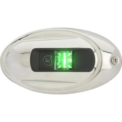 attwood - LED NAV LIGHT Green / Starboard 2-NM Eliptical - NV4012SSG-7