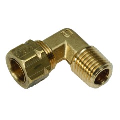 Mercury - FITTING 1/4-18 NPT to 3/8 Compression (90 Degree) - Quicksilver - 22-8M6000760