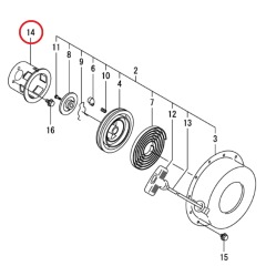 Yanmar - Pulley, Starter - 114299-76590