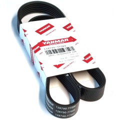 Genuine YANMAR Marine Engine 2YM15 - 3YM20 (Serpentine) Alternator Belt - 128790-77580