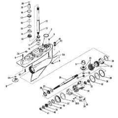 Bravo Lower Gear Case