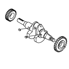 Yanmar - Crankshaft Assembly - L70 - 714360-21721
