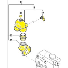 YANMAR - Exhaust Mixing Elbow - 2GMF - 3GMF - 3HM - 3GM - 2YM - 3YM (17mm) 128990-13510
